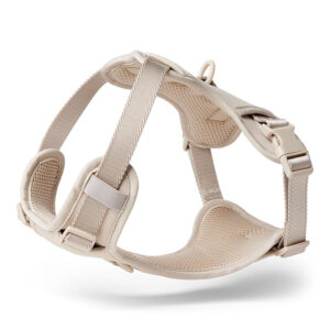 Soft Comfort Dog Harness – Beige
